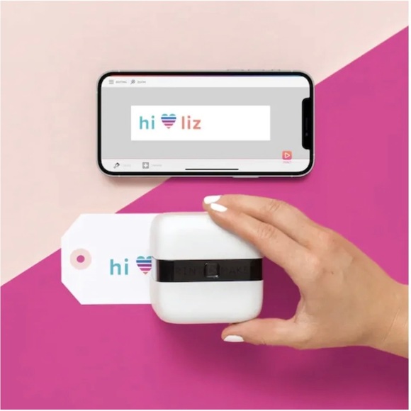 Mini printer. 
Glide, print, and make DIY designs with this handheld PrintMaker. - Picture 3 of 13